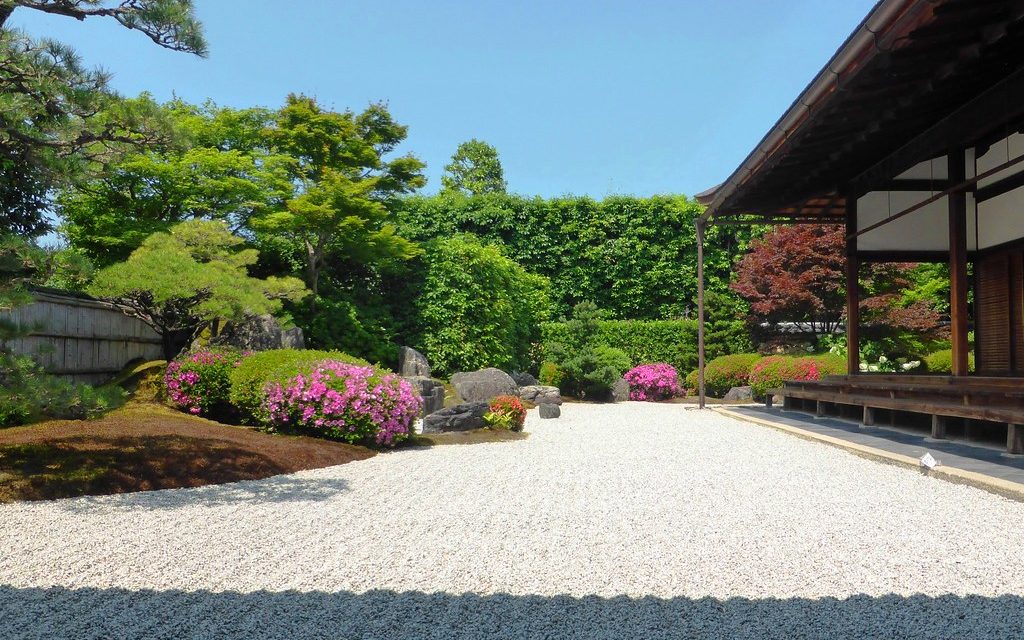 The dry garden at Korin-in, Kyoto